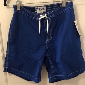 NWT. Blue boys bathing suit / trunks.